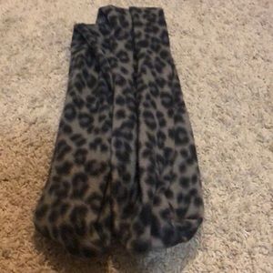 Cheetah print winter scarf